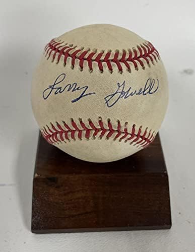 לארי גאוול חתם על חתימה בבייסבול של הליגה האמריקאית הרשמית - הולוגרמות תואמות COA