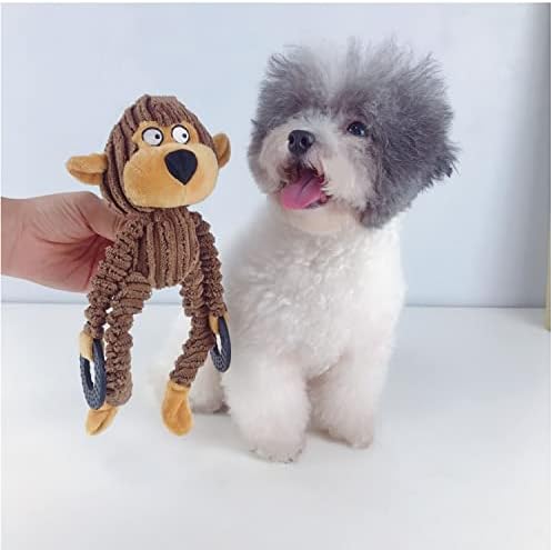 Haozaikeji גור חריקת צעצוע של צעצוע חמוד חיה ממולא חמוד לכלבים חיית מחמד חיית מחמד צעצועי קטיפה מצחיקים עם צעצוע