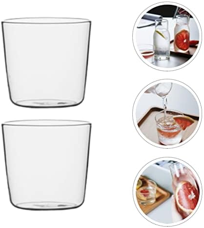 Zerodeko כוסות אספרסו כוסות זכוכית כוסות זכוכית מיני כוסות שתייה בהירות 120 מל משקאות מים כובבי