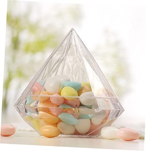 סטובוק 12 יחידות קופסא סוכריות קופסות למסיבה יהלומים בצורת צנצנת חתונה טובה קופסות סוכריות מכולות עבור מתנות