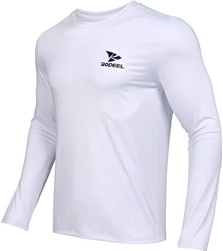 חולצת דיג של רודל מרלין עם +50 הגנה מפני השמש חולצת שרוול ארוך לנשימה לגברים
