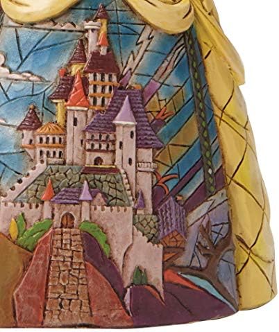 Enesco Jim Shore Disney מסורות Belle עם פסלון שמלת הטירה, 6