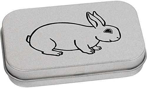 Azeeda 'ארנב' מתכת צירים מתכת פח / קופסת אחסון