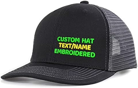 עיצוב משלך רשת נהג משאית כובע מותאם אישית שם/טקסט רקום כובע מצחיק אופנה כובע חיצוני
