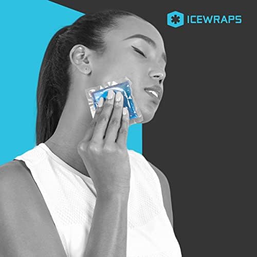 ICewraps 4 X10 לשימוש חוזר חבילות קרח פריניאליות להחלמה לאחר לידה ו -3 חבילות קרח ג'ל קטנות של ג'ל קטנות לפציעות