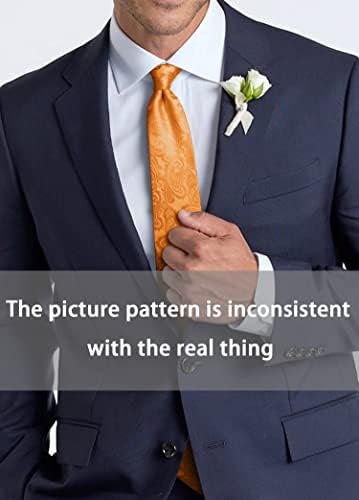 היסדרן פייזלי עניבות לגברים מוצק עניבת מטפחת פרחוני גברים של עניבה & מגבר; כיס כיכר סט חתונה קלאסי
