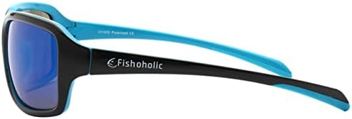 משקפי שמש דיג מקוטבים של Fishoholic לנשים UV400 הגנה על שמש משקפי שמש חיצוניים לספורט חיצוני לקיאקים שיט