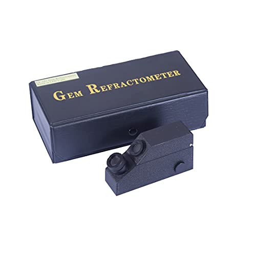 LED 1.3 ~ 1.81 RI אור שמן גמולוגיה גמולוגית Gemology Gemstone Gem Refractometer TTG-181