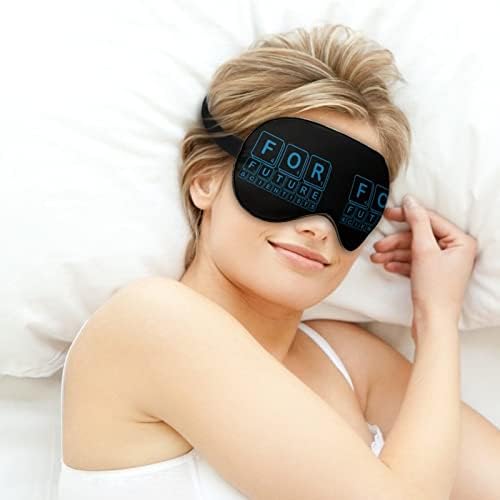 עבור מדענים עתידיים מסכת שינה עמידה מכסה עיניים מכסה עין עין רכה עם רצועה מתכווננת לגברים נשים
