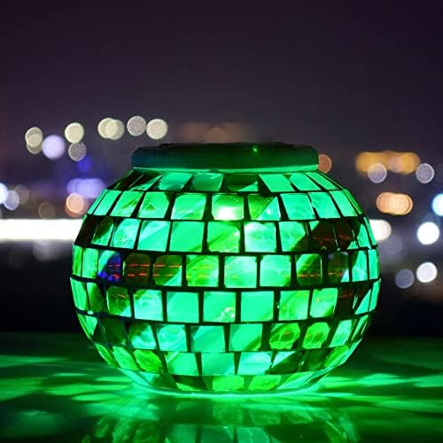 LXCOM תאורה צבע החלפת זכוכית פסיפס כדור RGBW אורות דקורטיביים צבעוניים כדור גלובוס גדול כדור אטום