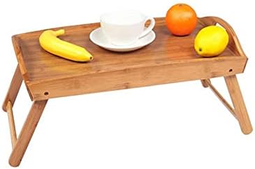 Lysldh מגש מיטת עץ מתקפל ארוחת בוקר על מיטה שולחן מחשב נייד שולחן אוכל פשוט לספה פיקניק שולחן מיטה