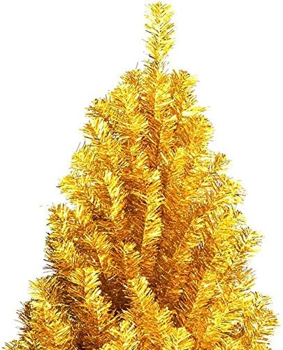 עץ חג המולד של הזהב חג ​​המולד עם מתכת מתקפלת עץ חג המולד עץ מגורים שנה טובה