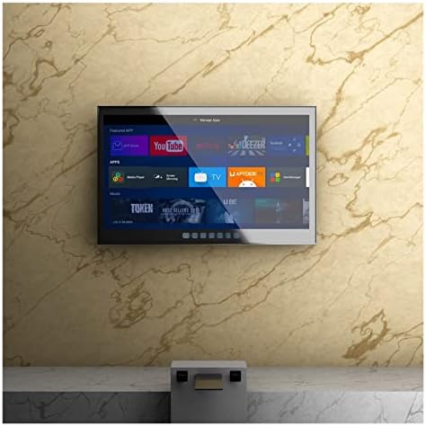 VPSN 22 אינץ 'טלוויזיה מראה חכמה למקלחת אמבטיה אנדרואיד WiFi טלוויזיה DVB קסם מראה נעלמת