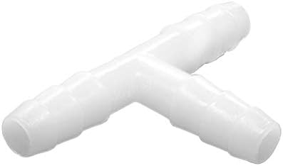 פלסטיק צינור עקיצה 3/8 דוקרני 3 דרך בצורת צינור אבזרי צינור מתאם מחבר