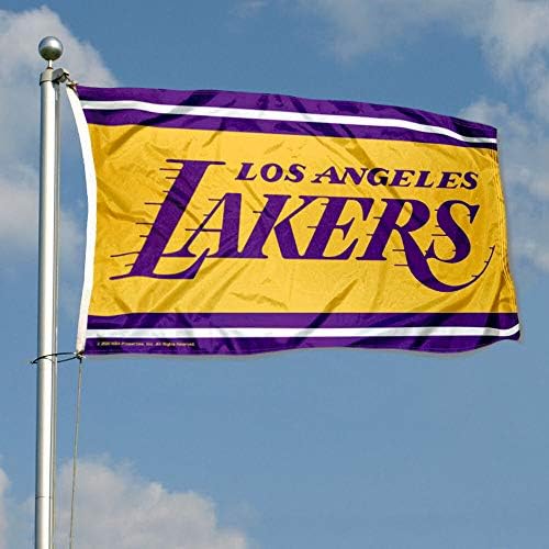 לוס אנג'לס לייקרס סימן חוץ חיצוני דגל גרומט גדול