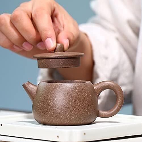 קומקום קומקום קומקום קומקום 100 מל חרס סגול סגול קומקום תה בצורת תה סיר תה יופי יופי קומקום גולמי