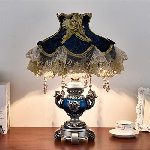 Liuzh European שרף מלאכה מנורת שולחנות תאורה דקורטיבית מנורת מיטה מלון מסדרון קישוט לחתונה