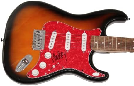 הלסי-אשלי פרנגיפאן-חתימה חתומה בגודל מלא פנדר סטראטוקסטר גיטרה חשמלית ג 'יימס ספנס ג' יי. אס. איי
