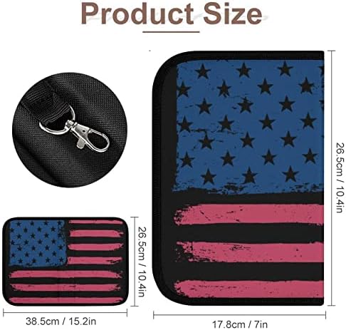 ארהב דגל אמריקאי וינטג 'שקית כלים קטנה
