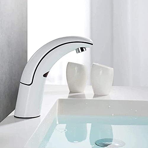 ראש מקלחת XYYXDD, חיישן אמבטיה ברז ברז ברז בודד יחיד קר יחיד עם מלון לבן בהתאמה אישית לברון שירותי קור אוטומטי
