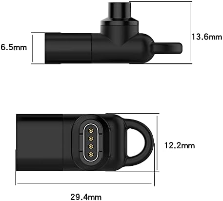 EXMRAT USB-C נקבה לגרמין SmartWatch Connector Connector Adapter זכר סוג C עבור fenix, אינסטינקט 2,