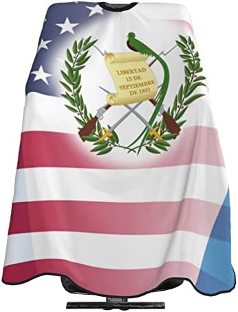 דגל אמריקאי וגואטמלה ברבר קייפ מקצועי מספרה אטומה למים כיסוי כיסוי אנטי-סטטי תספור