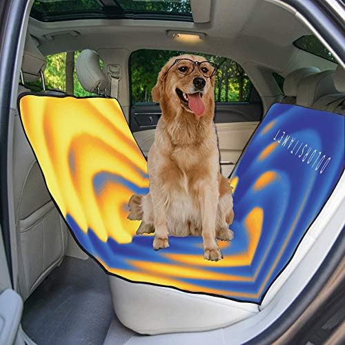 מותאם אישית ליאן יי עיצוב סגנון יד נמשך הדפסת רכב מושב מכסה לכלבים עמיד למים החלקה עמיד רך לחיות מחמד רכב