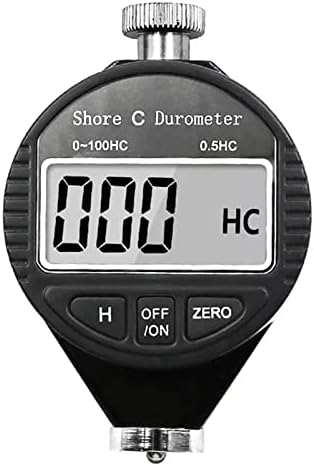 Maizoon Shore C Tester Casser, תצוגת LCD 0-100HC דיגיטלית Durometer, כלי בדיקת עור גומי מפלסטיק צמיג, NE10C