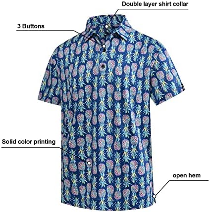 Deolax Mens Polo חולצות לחות פיתול יבש בכושר ביצועים חולצה גולף