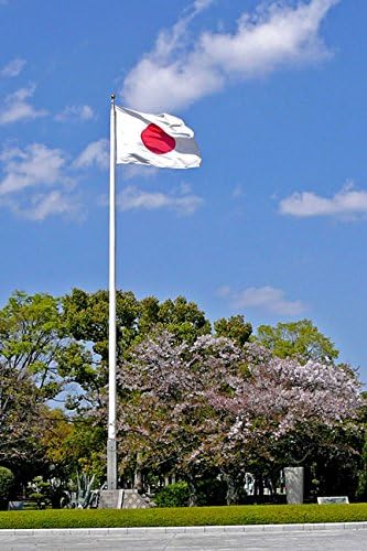 גל יפן דגל הפוליאסטר הלאומי Nihon Country Nippon Banner Dennart