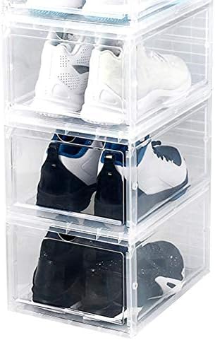 Anncus Clear PP הניתן לערימה אבק הניתן לערימה נעלי אחסון מארגן מיכלי אחסון -מארגן -