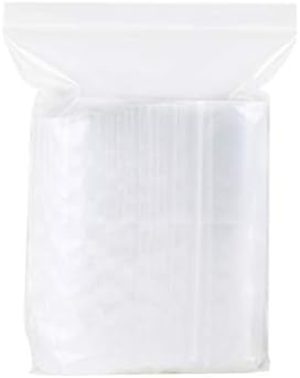 שקיות צלופן אולטקנובו שקיות אטם ברורות פלסטיק עם רוכסן - 7x10 סמ עיבוי שימוש חוזר לשקיות אחסון מתקן נעילה