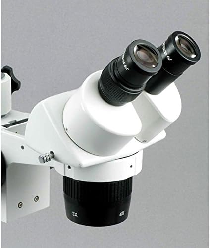 מיקרוסקופ סטריאו דו-עיני 2 ב -13 הרץ, עיניות פי 10, הגדלה פי 10/20/30/60, מטרה פי 1 / 3, תאורת הלוגן