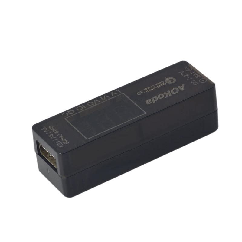 Lipo ל- USB ממיר כוח QC3.0 מתאם מטען מהיר לטבלאות סמארטפון PC PC LIPO מחוון סוללות מחוון RC DRONE