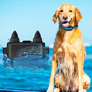 צווארון קליפת כלבים 0-9 רטט הילוכים כיוונון עוצמת הדופק האלקטרוסטטי ו 7 התאמה רגישה של הילוכים נטענת/אטומה למים/רפלקטיבית