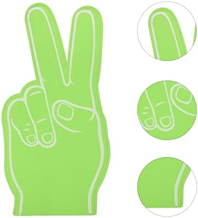 Lioobo 3PCS קצף אצבע מעודדת פומפום פומפום קצף כפפת יד למפגש ספורט