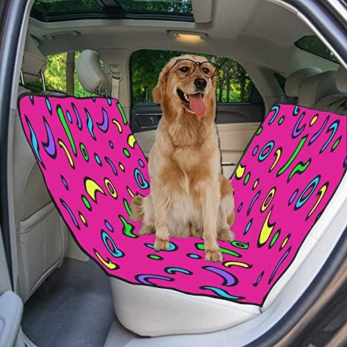 כיסוי מושב כלב מותאם אישית עיצוב יצירתי יצירתיות הדפסת כיסויי מושב לרכב לכלבים עמיד למים ללא החלקה עמיד
