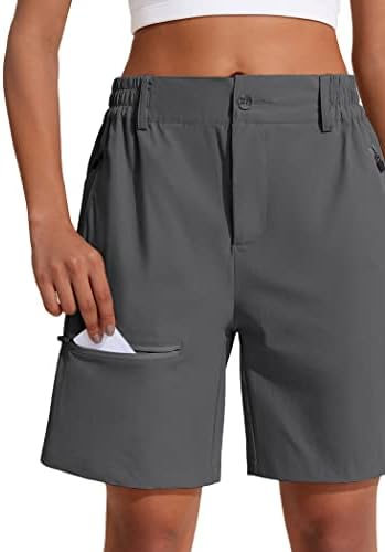 מכנסי מטען לנשים של COORUN מכנסיים קצרים מהיר קיץ יבש חצי מכנסיים נסיעות גולף אתלטית 8 /7 מכנסיים