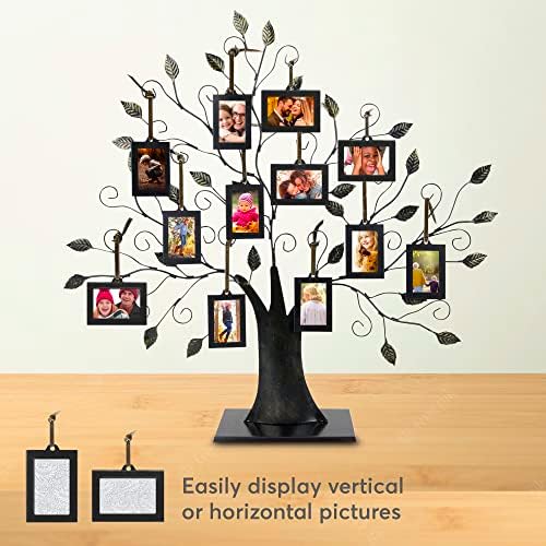 מסגרת צילום עץ צילום של מייפס מסגרת עץ משפחה מסגרת תמונה עם 10 מסגרות תמונות תלויות עיצוב קיר מוברש
