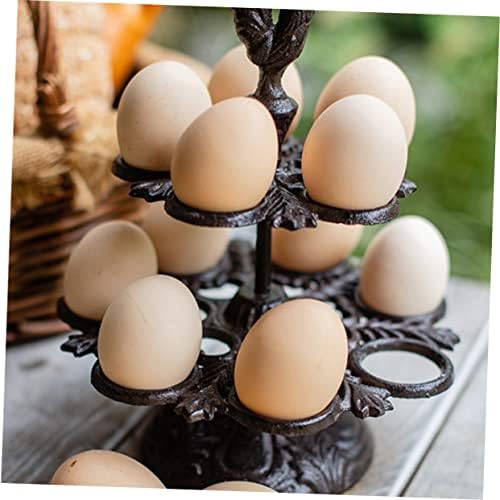 קבילוק ביצת מתלה בציר דקור אחסון קופסות דקורטיבי תרנגול דקור ביצה מחזיק סל 18 ביצת מגש ביצת שוער ביצת