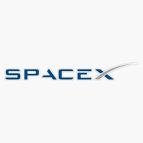 STG מסחר SpaceX Vinyl Piger Pigser מדבקות עמיד למים 5 אינץ '