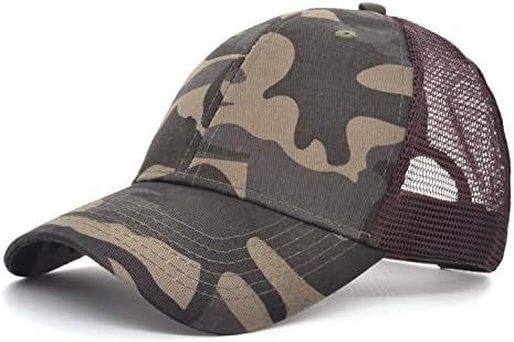נמוך פרופיל בייסבול כובע יוניסקס נשים נהג משאית כובע גברים שמש כובע רגיל רשת כובע הסוואה מתכוונן כובע חיצוני