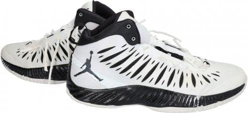 ג'רלד וואלאס ברוקלין נטס נעלי ג'ורדן שחורות שחורות מעונת NBA 2012-13 - גודל 15 - משחק השתמשו