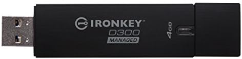 קינגסטון Ironkey 4GB D300 מנוהל USB 3.0 כונן הבזק