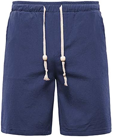 מכנסיים קצרים של מכנסי קיץ רגילים לקיץ כותנה וחוף פשתן לספורט