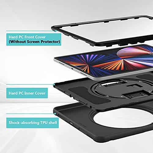 Procase iPad Pro 11 אינץ 'מקרה 2021 2020 2018 צרור עם מגן מסך פרטיות 4-כיווני עבור 10.9 אינץ'
