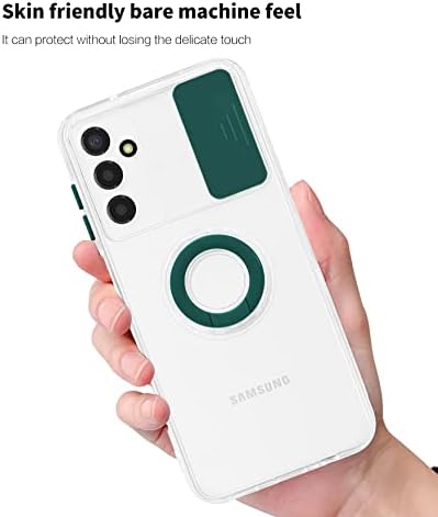תיק טלפון נייד שקית תיק ברור למארז סמסונג גלקסי A14 5G, מארז טלפון שקוף בגוף מלא, כיסוי טלפון מגן דק מעוצב מארז
