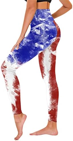 דגל אמריקאי פטריוטי ליגלי נשים המותניים הגבוה