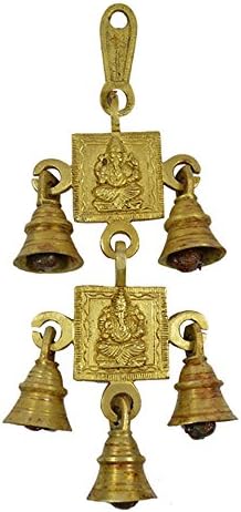 דלת פליז Devyom תלויה בפעמונים דקורטיביים
