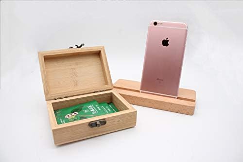 קופסת עץ Zhou ועץ קופסת אחסון, קופסת דקורטיבית מעץ עם מנעול, קופסת אחסון דקורטיבית בעבודת יד, קופסת ארגז תה.